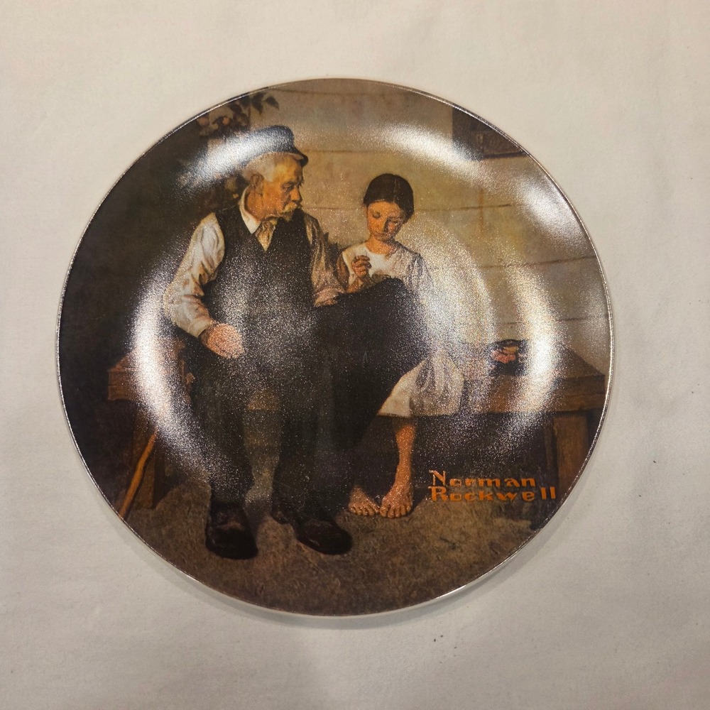 Norman Rockwell Knowles The Lighthouse Keepers Daughter Collector Plate 1979